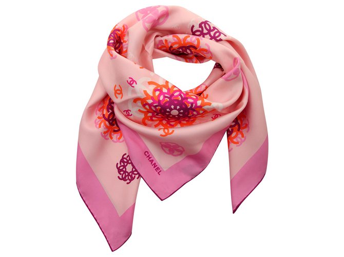 Chanel Silk scarves Multiple colors  ref.126915