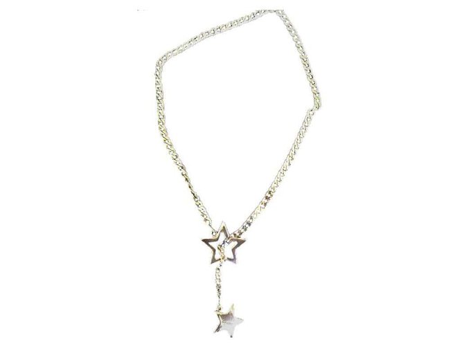 Necklace Chanel, Vintage Collection * Collector * Metallic Silver  ref.126946