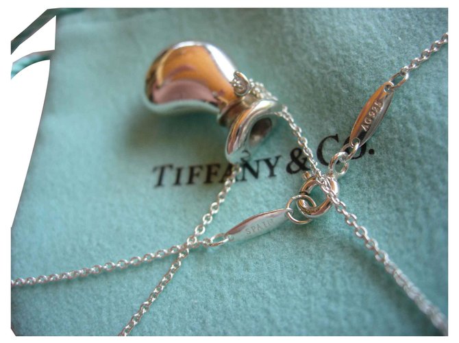 Bottle opened by Elsa Peretti for Tiffany & Co. Silvery Silver  ref.126971