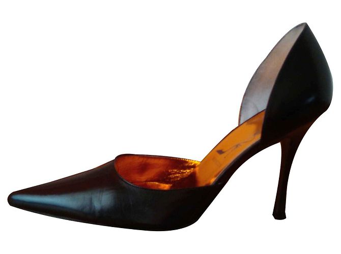 Rene Caovilla RENÈ CAOVILLA Décolleté  “Eliziana” Open-sided Flats