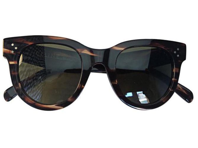 Céline Sunglasses Brown Acetate  ref.127110