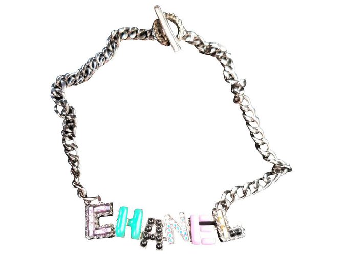 Collana girocollo di Chanel Metallico Metallo  ref.127156
