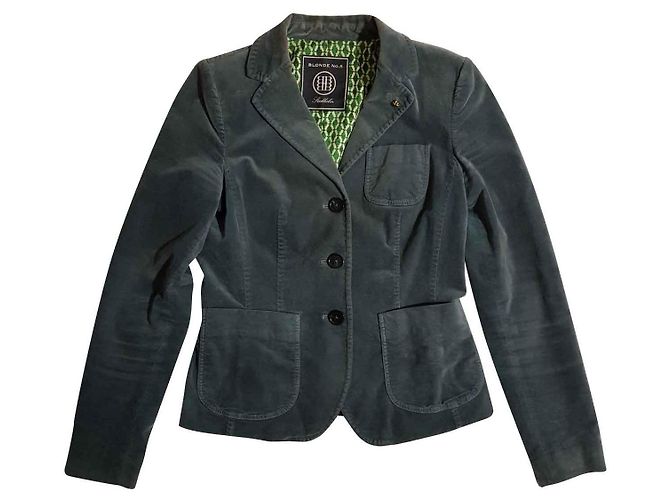Chaqueta Blonde No.8 Verde Algodón