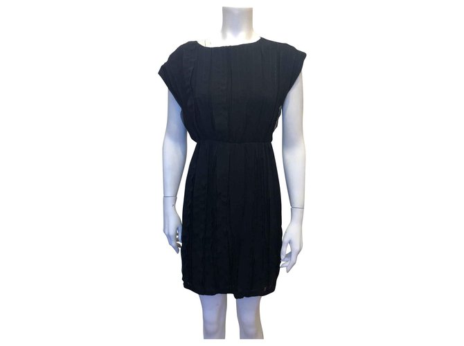 Anna Sui robe Black Polyester  ref.127278