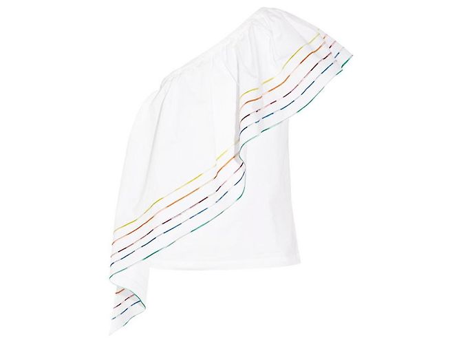 Rosie Assoulin TOP EN ALGODÓN ROSA ASSOULIN Blanco