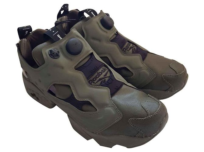 Marni x Reebok Sneaker Grün Leder