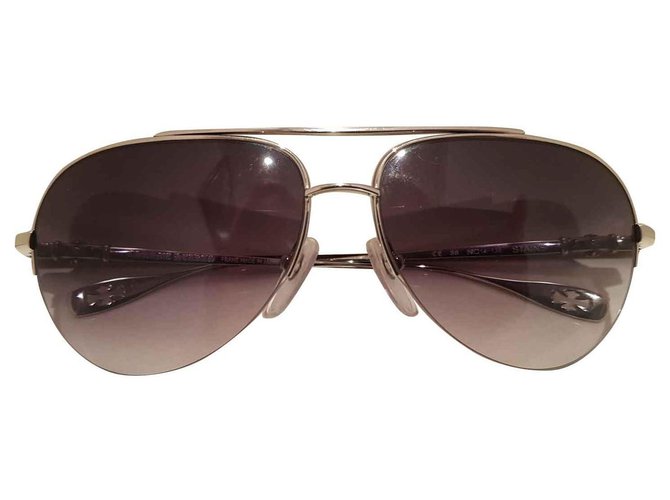 Chrome Hearts Des lunettes de soleil Métal Argenté  ref.127317