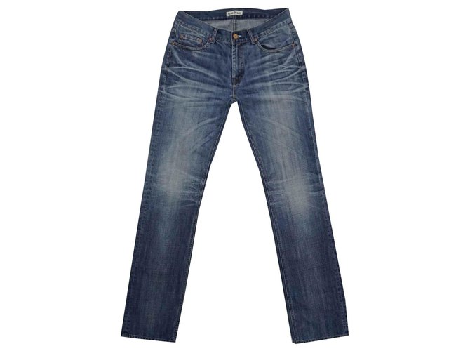 Acne Jeans Azul Algodão  ref.127335