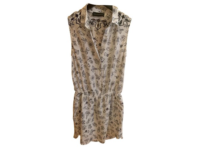 zadig et voltaire robe blanche