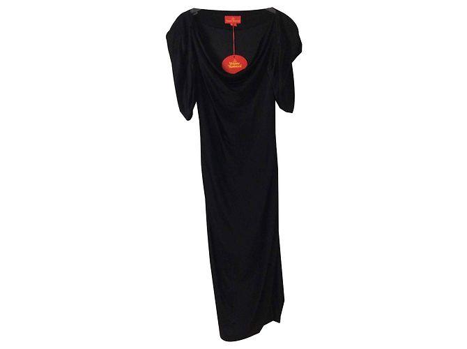 Vivienne Westwood Red Label Tier Bernstein Kleid Schwarz