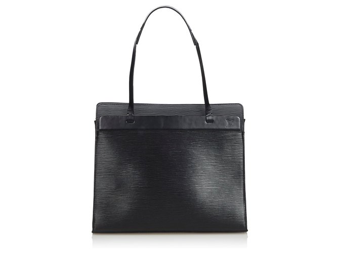 Louis Vuitton Black Epi Croisette PM Leather  ref.127473