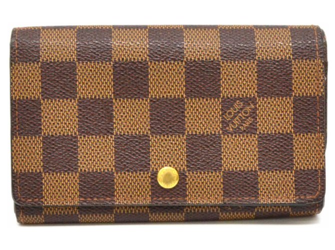 Louis Vuitton Brieftasche Braun Leinwand  ref.127563