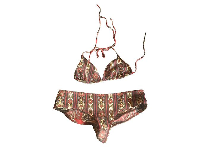 Costume da bagno reversibile rosso Isabel Marant M