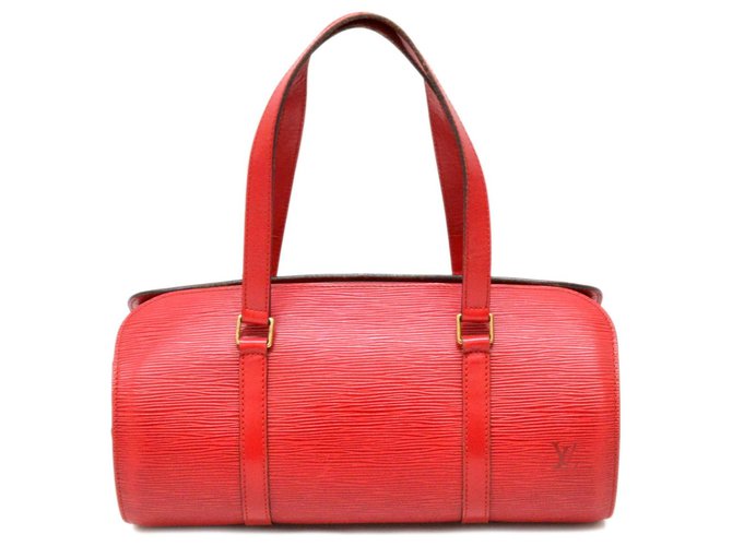Louis Vuitton Soufflot Red Leather  ref.127597