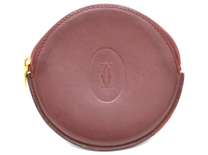 Cartier Must line Case Coin Leather  ref.127599