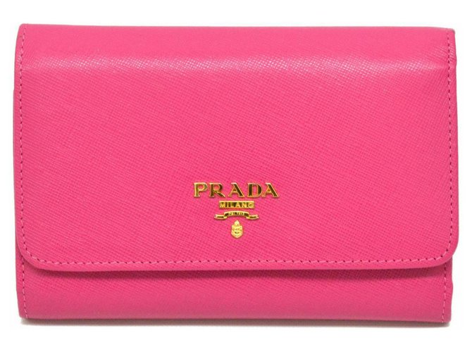 Prada Saffiano Pink Leather  ref.127619