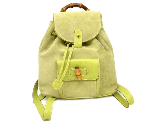 gucci backpack yellow