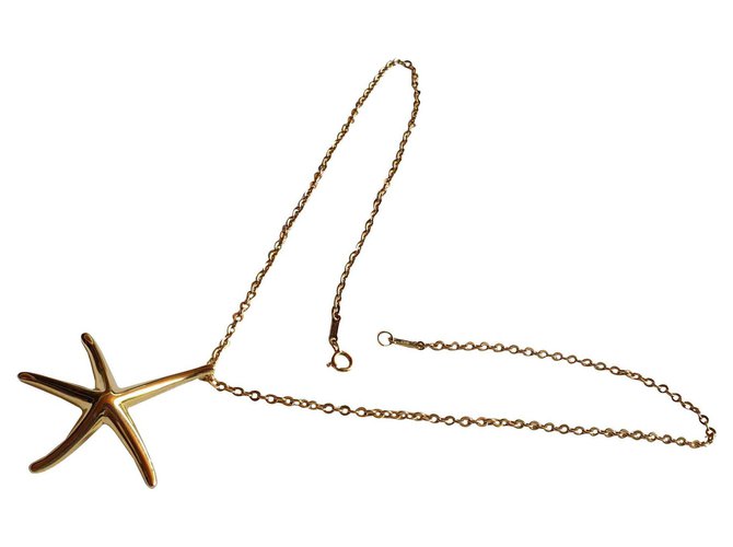 Tiffany & Co Estrela do mar e ouro amarelo 750/000 Dourado  ref.127669