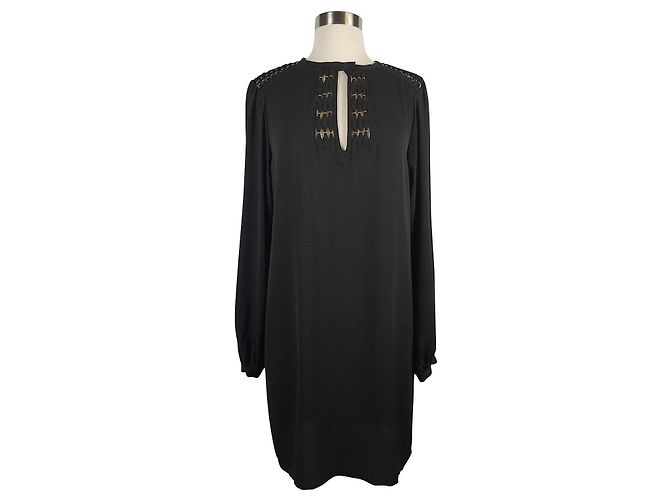 Diane Von Furstenberg Vestido Seda Florina DvF Negro