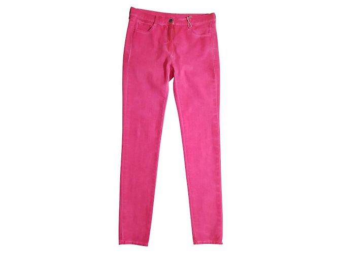 Vaqueros rosas Maison Martin Margiela de algodón y elastano 40 IT