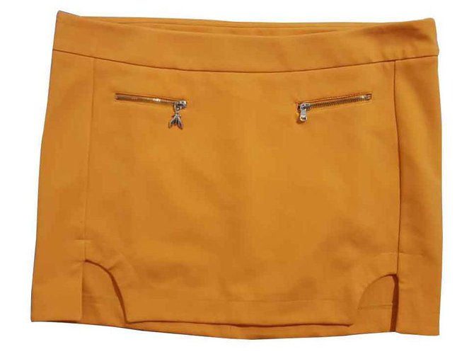 Patrizia Pepe Skirts Orange Viscose Elastane Polyamide  ref.128024