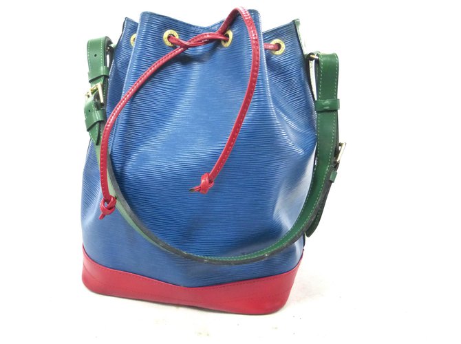 Louis Vuitton NOE GM TRICOLOR EPI LEATHER Red Blue Green  ref.128099