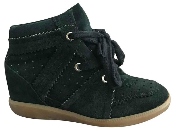 Isabel Marant Sneakers Black Deerskin  ref.128108