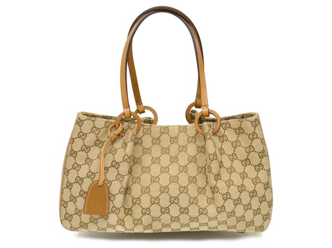 Sac cabas Gucci Sherry Line GG Toile  ref.128124