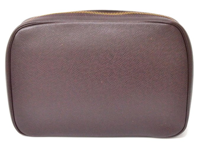 Bolso de mano Louis Vuitton Púrpura Cuero  ref.128176