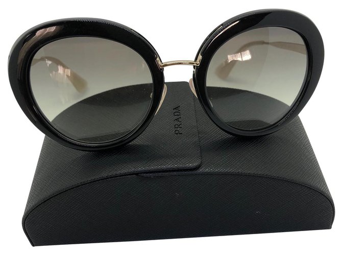 Prada Sunglasses Black Acetate  ref.128197