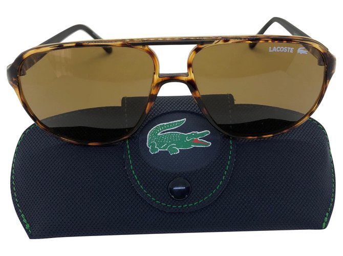 lacoste men's aviator sunglasses