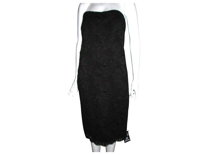 Marchesa Lace Dress with corset Black Purple