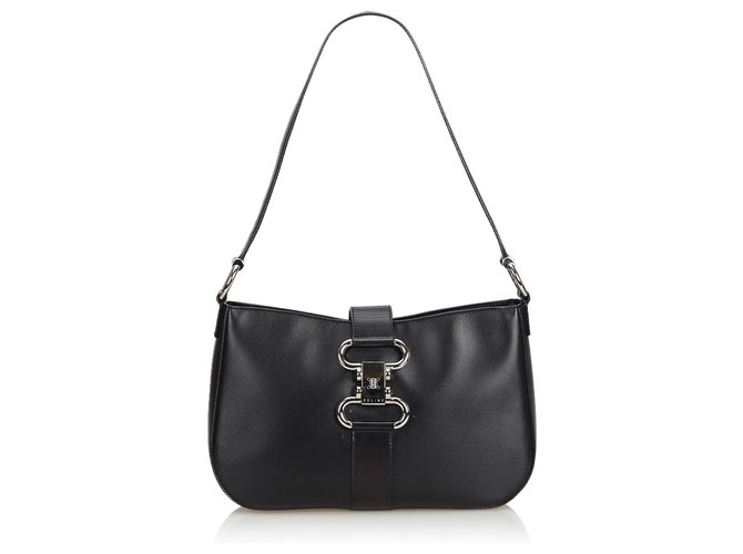 Céline Celine Black Leather Shoulder Bag  ref.128250