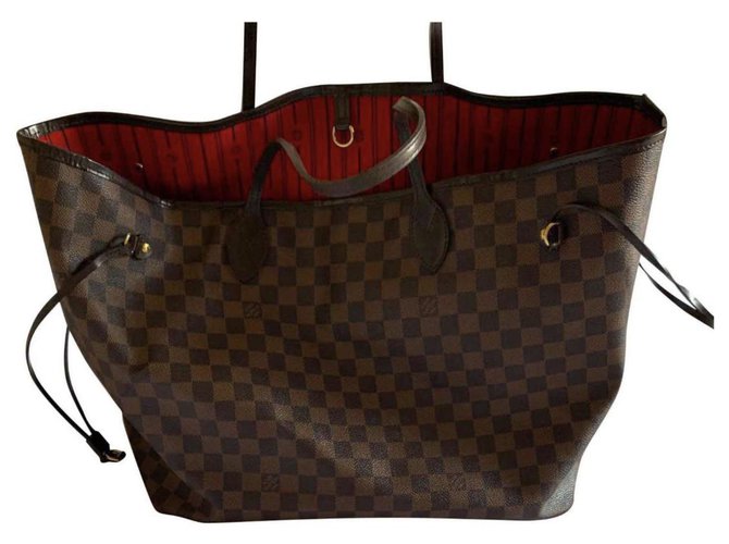 Louis Vuitton Neverfull GM Brown Leather  ref.128315