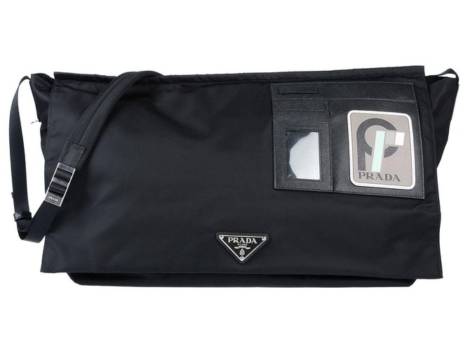 Prada bag new Black Nylon  ref.128331