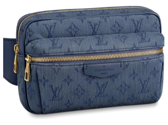 Sac Louis Vuitton Nouveau Toile Bleu  ref.128337