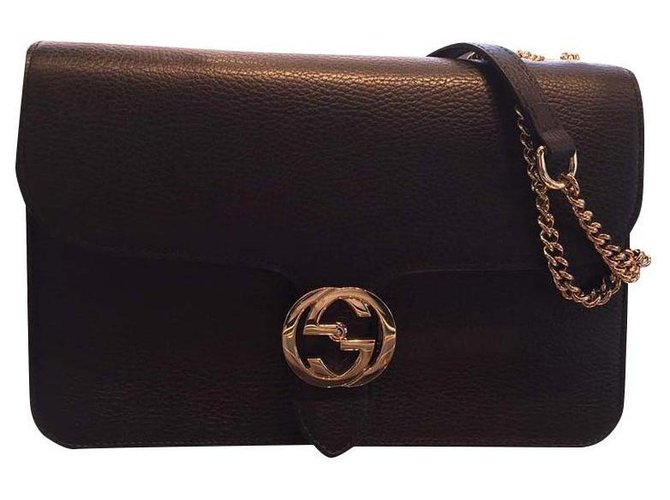 Gucci bag. iinterlocking new Black Leather  ref.128342