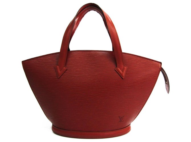 Louis Vuitton Brown Epi Saint Jacques PM Short Strap Leather  ref.128434