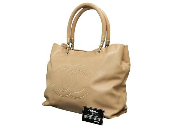 Chanel Vintage Handtasche Leder  ref.128453