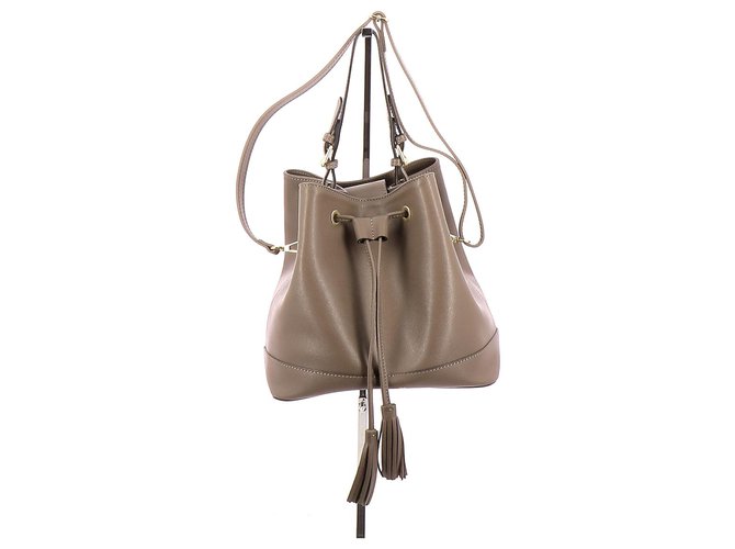Pierre Cardin Handbag Beige Leather  ref.128589