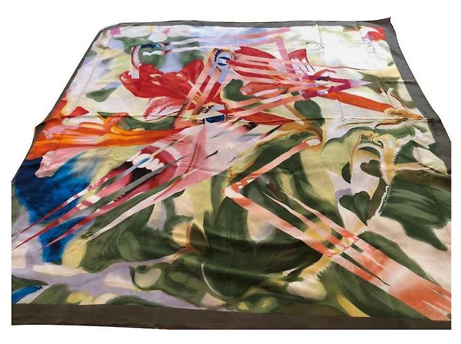 Louis Vuitton James Rosenquist Silk Giant Square Scarf Multicolored Multiple colors