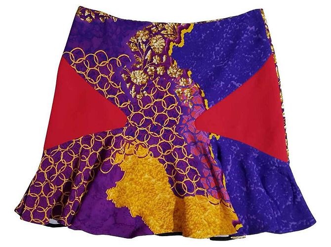 Gonna multicolore Peter Pilotto in viscosa ed elastan