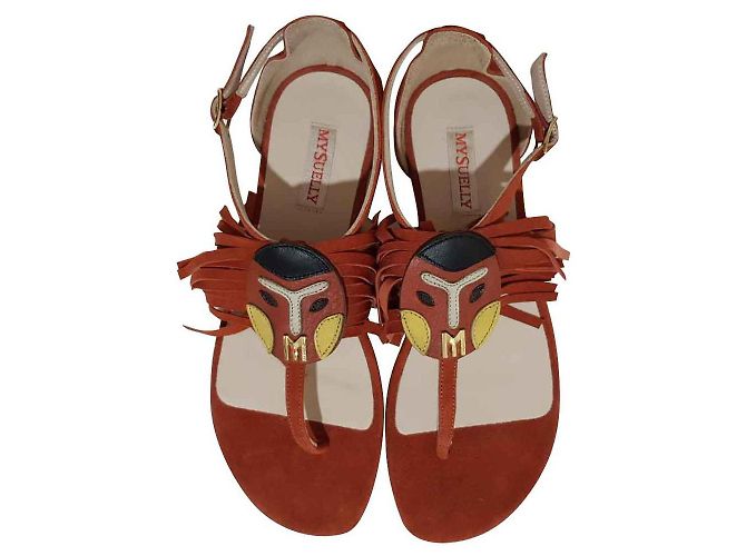 Sandali in pelle My Suelly Multicolore