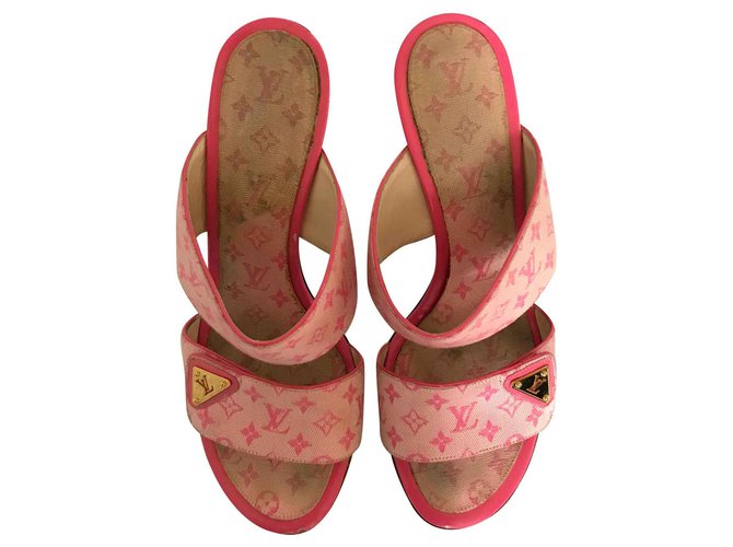 Louis Vuitton Sandals Pink  ref.128724
