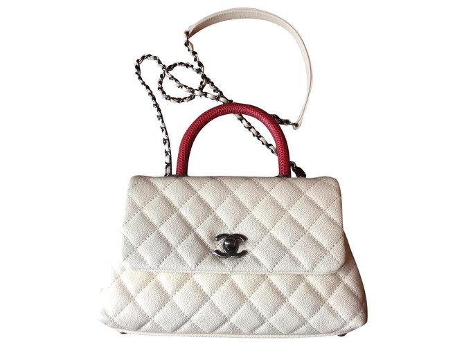Chanel Coco handle.     LIMITED SERIES Beige Leather  ref.128769