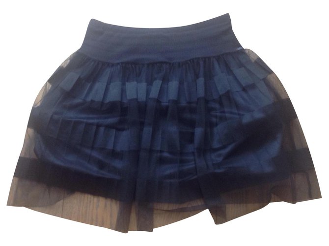 Cop Copine Short skirt Black Polyester  ref.128778