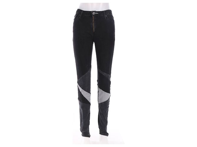 Acne Jeans Cotton Elastane Multi Color Size 27 Multiple colors