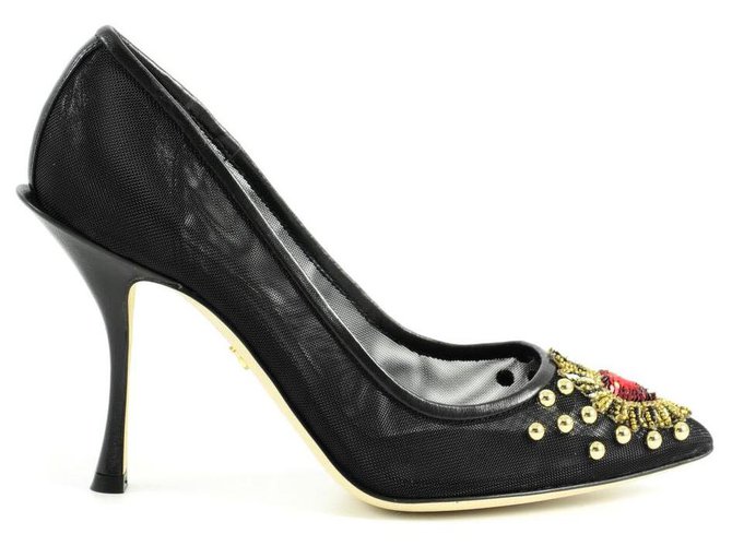 Dolce & Gabbana Dolce e Gabbana chaussures nouveau Noir  ref.128982