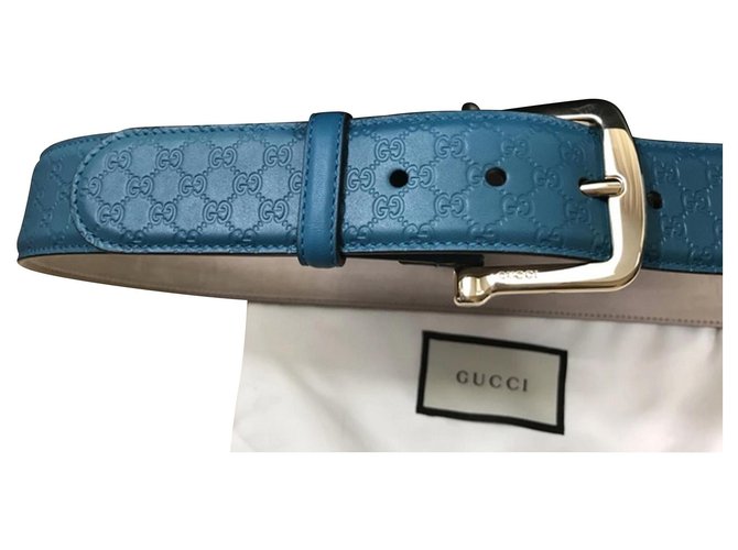 belt gucci. turchese new Leather  ref.128999