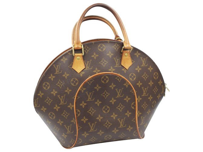 Louis Vuitton ELLIPSE Brown Leather  ref.129008
